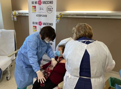 Vaccinazioni all'ospedale San Marco di Librino