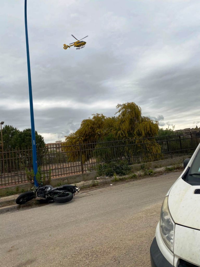 L'incidente in cui ha perso la vita Filippo Campanella (foto Ripost) 