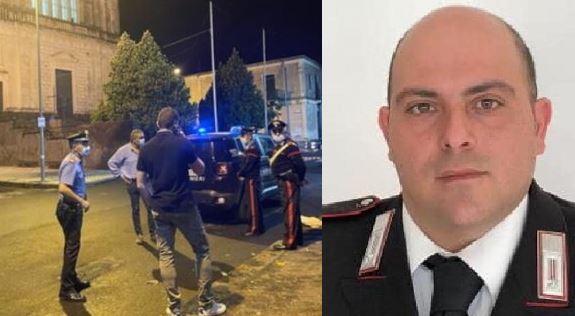 Il carabiniere Sebastiano Giovanni Grasso e il luogo della sparatoria