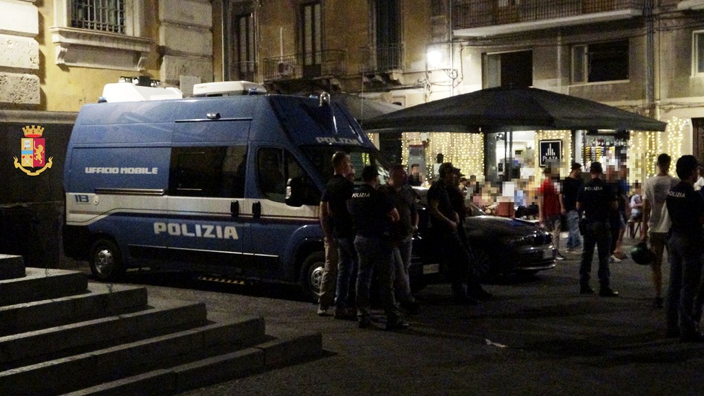 Controlli interforze sulla movida catanese