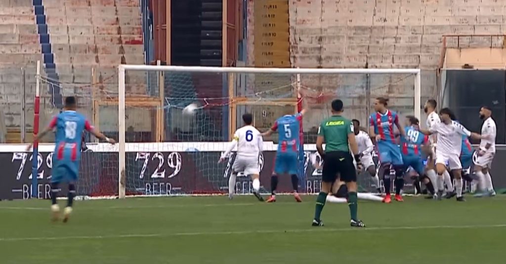 Il primo gol del Catania