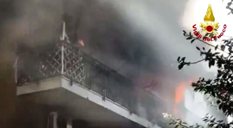 L'incendio di Catania