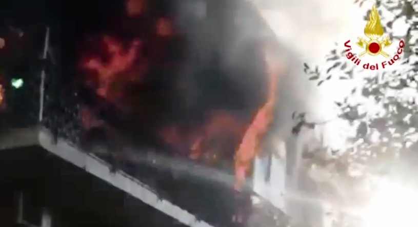 L'incendio di Catania