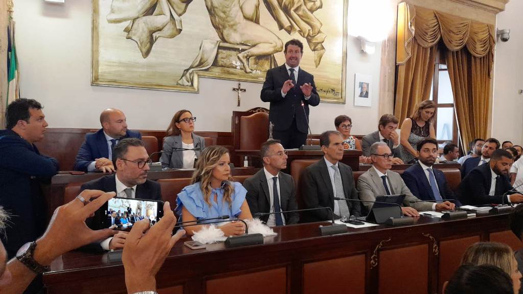 Consiglio comunale Catania, intervento neo presidente Anastasi