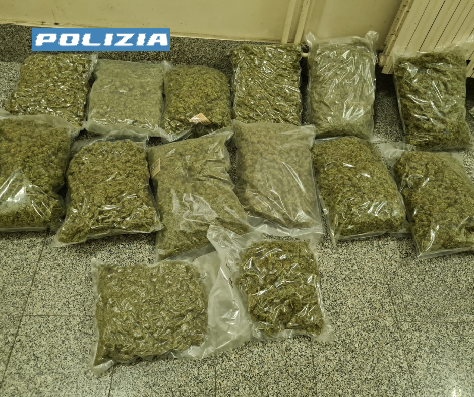 La droga sequestrata