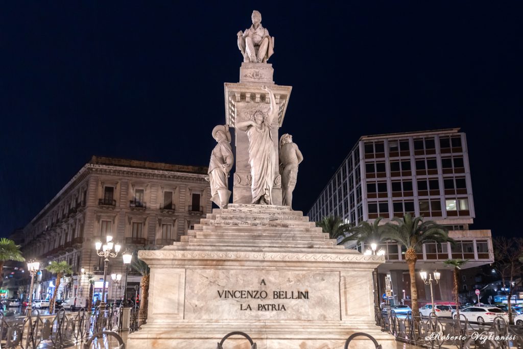 Il monumento Vincenzo Bellini restaurato