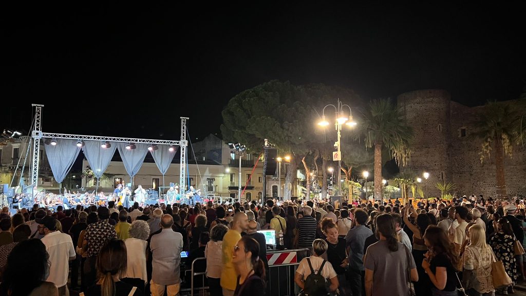 Castello Ursino, pubblico presente al concerto