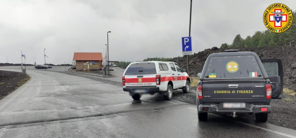 I soccorsi dei tecnici della Stazione Etna Nord del Cnsas, del Sagf