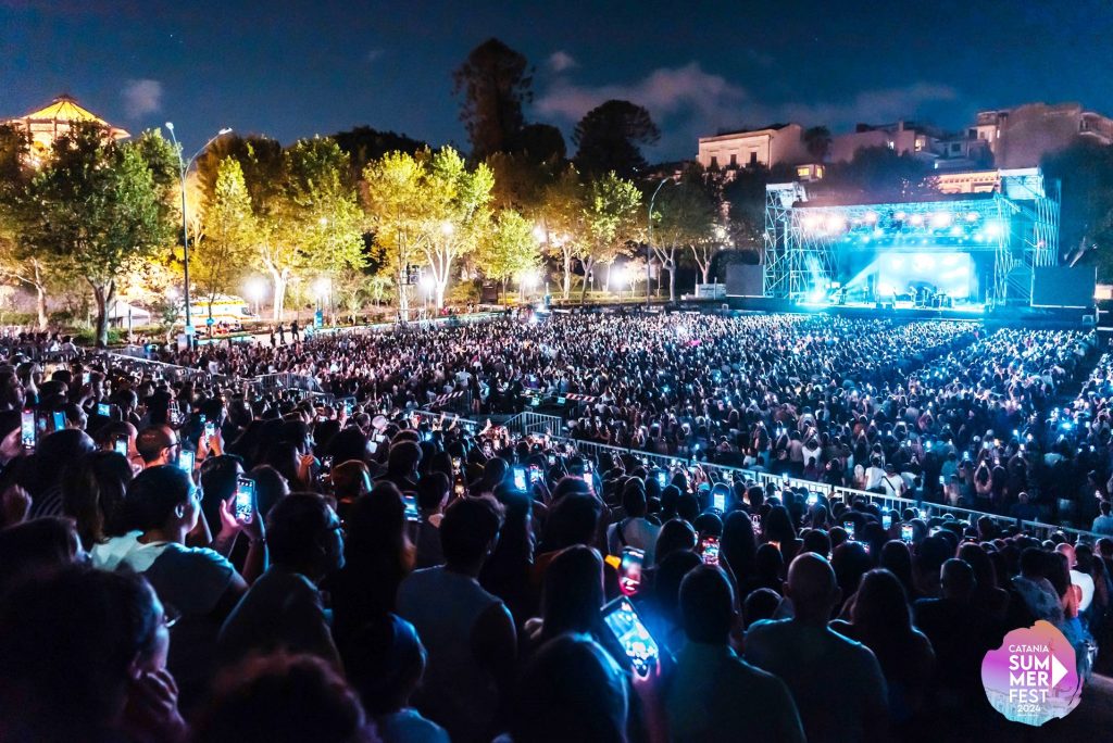 Mahmood, Catania 20 agosto 2024, pubblico