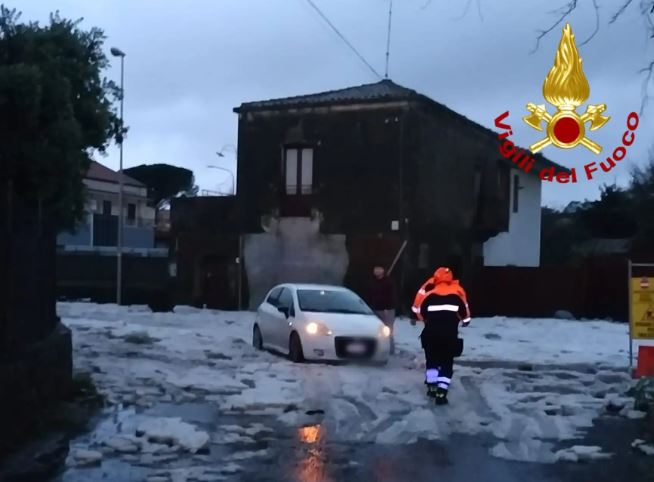 Grandinata paesi dell'Etna