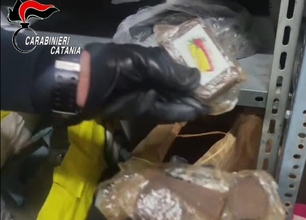 La droga sequestrata ad El Mkiko