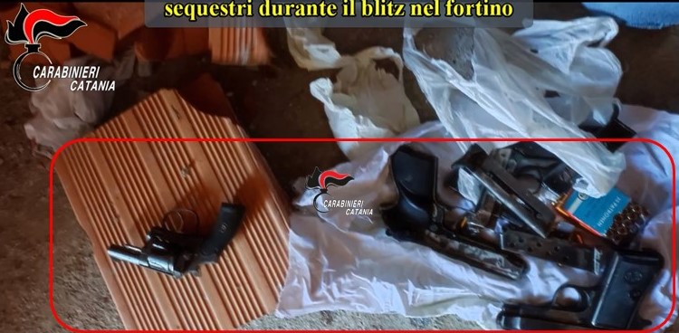 Operazione Cubisa connection, armi sequestrate